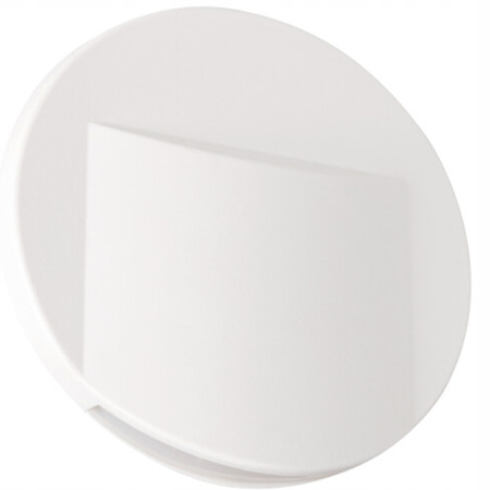 Schodišťové světlo LED 0,8W 15lm 4000K neutrální bílá kulatá bílá Erinus Kanlux