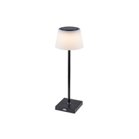 Stolní noční lampa Dekorativní 4W 200lm 3000-5000K CCT Stmívatelná IP44 Černá Moderní Taena Rabalux