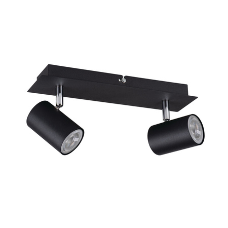 Nástěnné svítidlo Stropní svítidlo Nastavitelné LED GU10 Round Black Evalo Kanlux