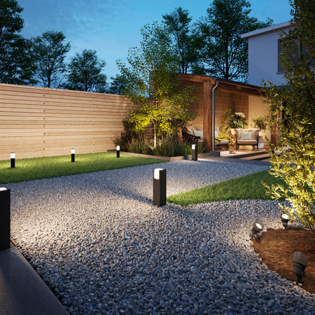 Senzor soumraku DUSK-TO-DAWN Senzor GardenLink 12V IP44 s černým ovládáním PHILIPS