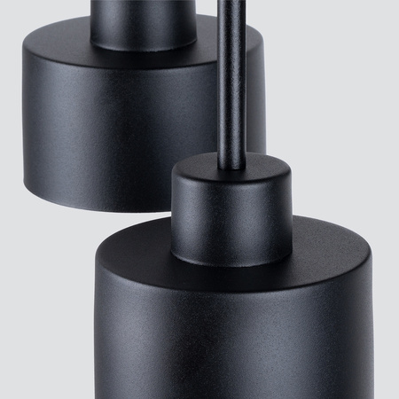 SAVAR 3 3xE27 Černé moderní stropní svítidlo SOLLUX