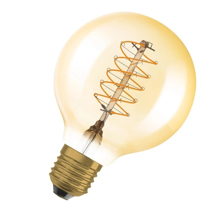Dekorativní LED žárovka G80 Sphere E27 7W = 48W 600lm 2200K Warm 320° Filament Dimmable Vintage 1906 Osram