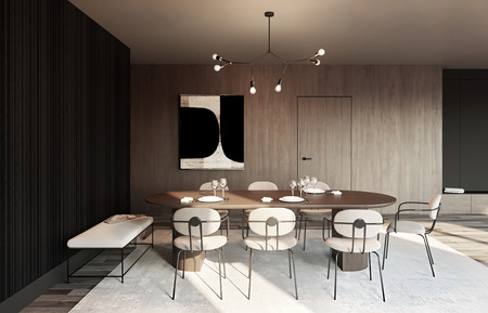 Stropní svítidlo TWIG 9138 Nowodvorski Black 6xE27 Ocelový lustr pro podkroví