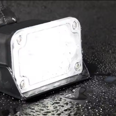 Zahradní LED SOLAR reflektor poháněný 42 cm venkovní IP44 4000K soumrakový senzor