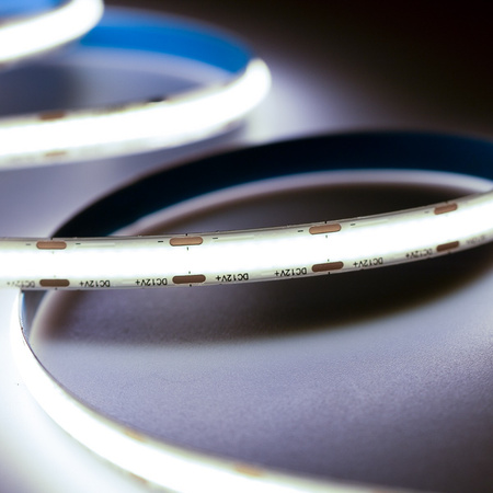 LED pásek COB, 12V 50W 1920LED Studená bílá 8mm 5m LUMILED