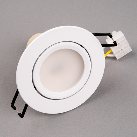 TRIX 3v1 GU10 6W 4000K WHITE MAT LUMILED kruhové halogenové svítidlo k zapuštění do zdi