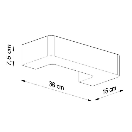 LED nástěnné svítidlo MAGNET E27 Nástěnné svítidlo Bridge Ceramic white SOLLUX