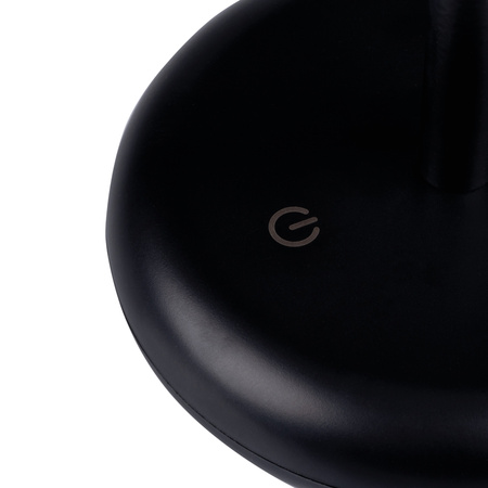 Stolní stolní lampa Školní kancelářská noční lampa Nastavitelná LED 1,7W 140lm 3000K Teplá černá IP44 Dobíjecí Fluxy Kanlux