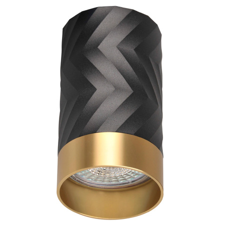 Bodové svítidlo GU10 Black Gold ARRAS Sanico Goldlux pro povrchovou montáž