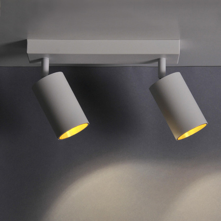 Páskové svítidlo Stropní a nástěnné LED svítidlo 2 x GU10 MARIBEL White GOLDLUX (Polux)