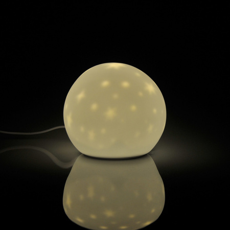 LED dekorativní noční světlo s dobíjecí baterií měsíční bílá GOLDLUX (Polux)