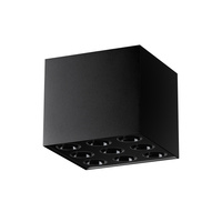OZZY LED stropní svítidlo 16W 4000K 1859lm Plafond Black Minimalist SOLLUX