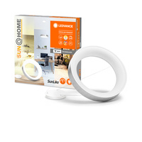 Stropní závěsné svítidlo LED 18,5 W 500 lm CCT stmívatelné stříbrné SMART+ WiFi Sun@Home Ledvance