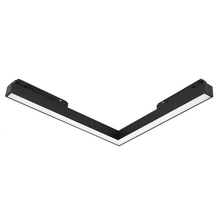 LED Line 10W 4000K Magnetic Rail Light MAGNETIC TRACK Milagro Corner Black