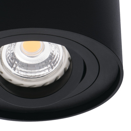 Stropní svítidlo Reflector LED Spot Tuba Halogen GU10 Adjustable Round White Silver Bord Kanlux