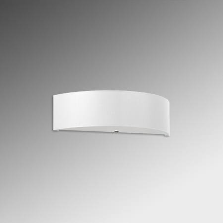 LED SKALA 2xE27 Nástěnné svítidlo Semi-circular white SOLLUX