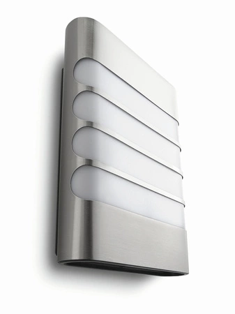 Zahradní lampa LED nástěnná lampa RACCOON myGarden 3W 2700K IP44 Silver PHILIPS