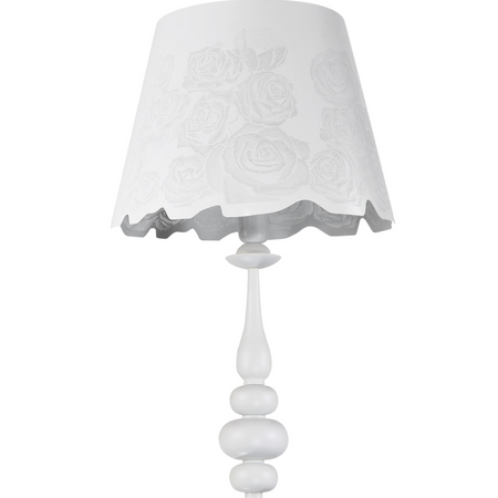 Stojací lampa Fabrizia 1xE27 bílá 150cm - GOLDLUX (Polux)