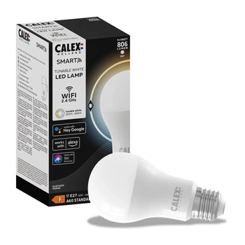 E27 SMART WiFi LED žárovka 9.4W 806lm CCT TUYA CALEX