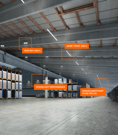 LED reflektor Venkovní reflektor 150W 19800lm 4000K IP66 Černý reflektor Ledvance