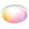 Plafond LED světlo pro povrchovou montáž 22W CCT + RGB White SMART WiFi WiZ