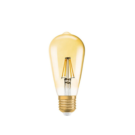 LED žárovka E27 ST64 4W = 35W 410lm 2400K Warm 300° Filament OSRAM Vintage 1906