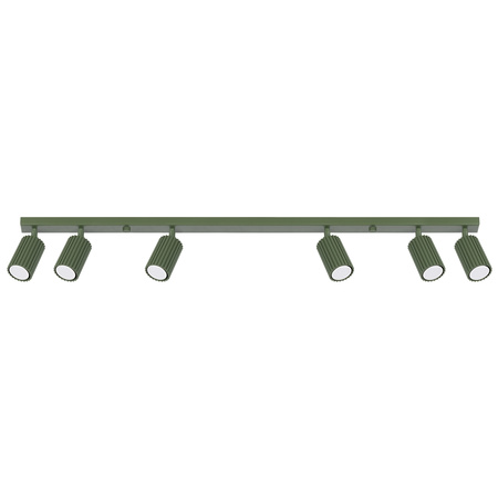 Bodové reflektorové stropní svítidlo Tuba 6x GU10 Olive Carbon Deep Space SL.1623 Sollux