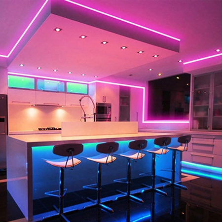 Zapuštěný Hliníkový Profil pro LED KM39, Stříbrný 2m LUMILED