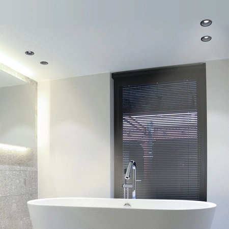 Vestavné bodové svítidlo HALOGEN 1x GU10 Black Videx