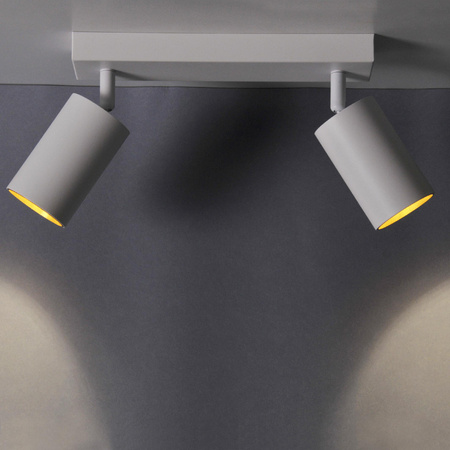 Páskové svítidlo Stropní a nástěnné LED svítidlo 2 x GU10 MARIBEL White GOLDLUX (Polux)