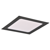 LED svítidlo pro zapuštěnou montáž 10W 1200lm 4000K Neutrální 120° Černá RIGEL Sanico Goldlux