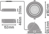 Bodové svítidlo LED pro zapuštěnou montáž 35W 3550lm 4000K neutrální bílá Vario Ledvance LED panel