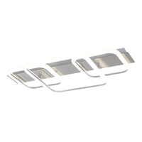 Stropní svítidlo LED pro povrchovou montáž 42W 3800lm chrom Moderní svítidlo Fandral Rabalux