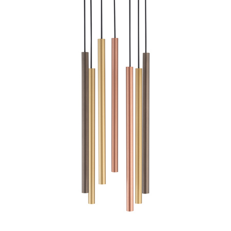 Stropní závěsné svítidlo 7x G9 zlaté moderní LASER 490 10704 Nowodvorski