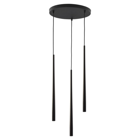PIANO BLACK Závěsný lustr Icicles Black Modern 3xG9 6413 TK Lighting
