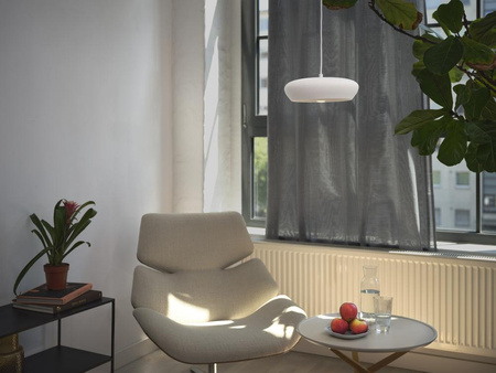 Dekorativní stropní závěsné svítidlo E27 s převisem bílý dekor Ledvance