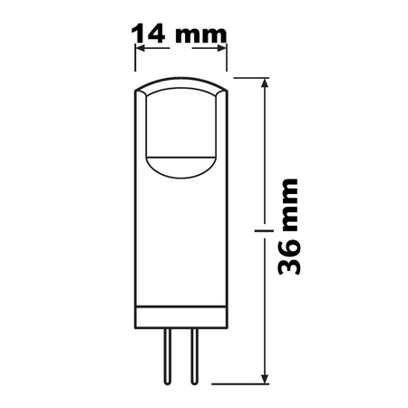 3x Žárovka LED G4 CAPSULE 1.8W = 20W 200lm 2700K 300° 12V OSRAM