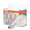 3x LED žárovka E27 A60 6.5W = 60W 806lm 4000K neutrální bílá 360° OSRAM
