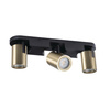 Nástěnné svítidlo Stropní svítidlo Nastavitelné LED GU10 Round Black Gold Laurin Kanlux