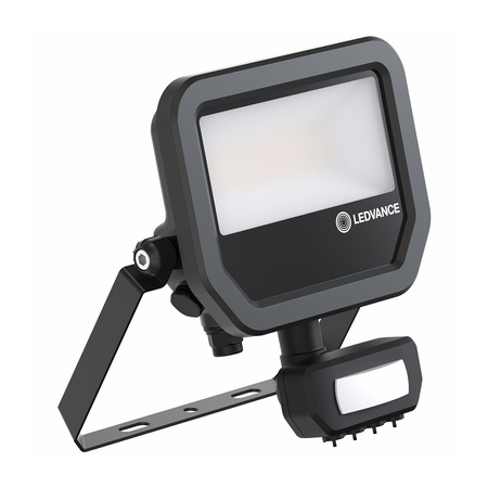 LED reflektor 17W 2400lm 4000K IP65 černý se senzorem pohybu LEDVANCE Floodlight