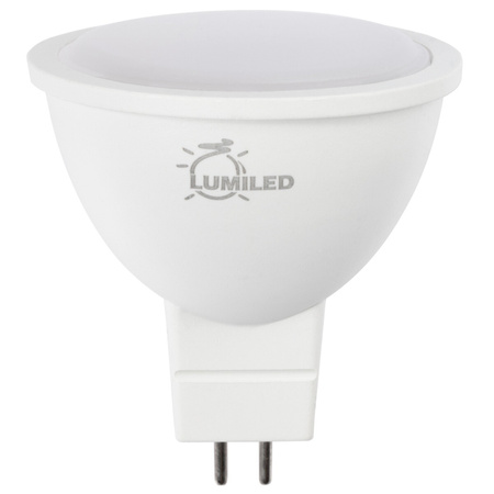 10x Žárovka LED MR16, GU5.3 6W = 50W 580lm 3000K 12V Teplá bílá 120° LUMILED
