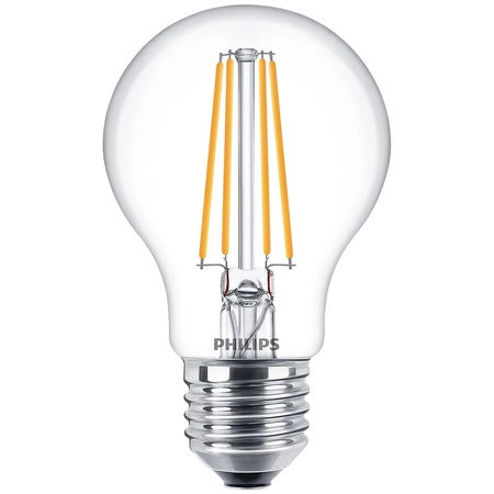 3x LED žárovka E27 A60 7W = 60W 806lm 2700K teplá bílá Filament PHILIPS