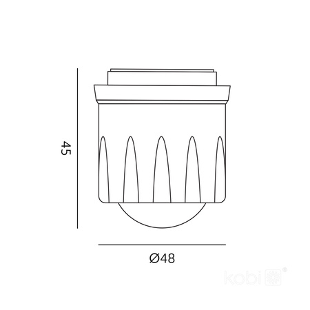 Povrchový snímač pohybu 120° bílý ZHAGA HD06VCRH7C Kobi