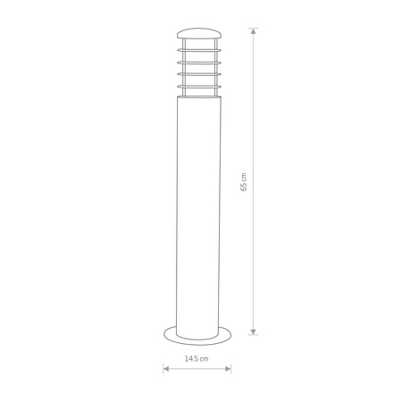 Venkovní zahradní svítidlo HORN I 4906 E27 IP44 Tyč hnědá Nowodvorski