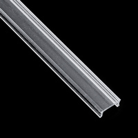 Krytka pro nástěnný profil KM35, Průhledná 2m LUMILED