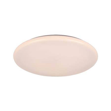 Plafond LED stropní světlo Povrchová montáž 60W 4800lm 3000-6500K CCT Stmívatelné dálkové ovládání Bílá Moderní Danny Rabalux