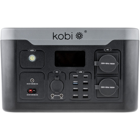 Energy Bank Powerbox Přenosná mobilní napájecí stanice 1800W Premium KOBI