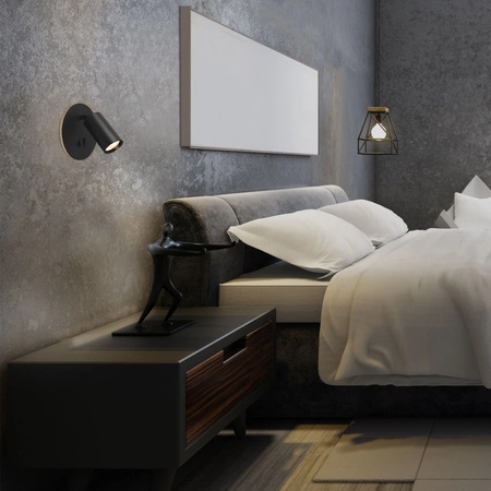 Nástěnná lampa Nástěnná lampa 5W 380lm 2700K teplá bílá černá Videx