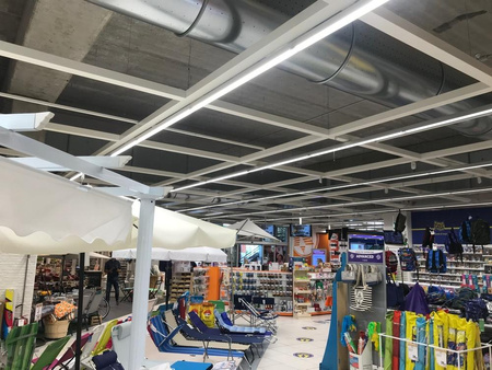 53W 6700lm 4000K neutrální stmívatelné stříbrné Trusys Ledvance Lineární páskové svítidlo