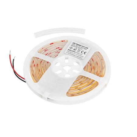 Venkovní LED pásek 5W 430lm 3000K Warm 1600LED 12V 5m IP65 CRI90 Tramo Premium Kobi